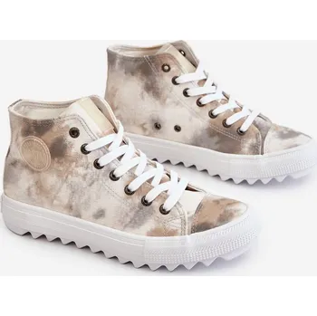 Dámské tenisky Dámské tenisky High Big Star LL274047 Bílá a zelená 38