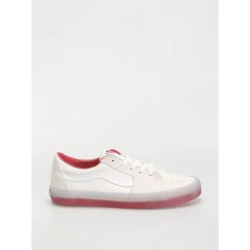 Pánské tenisky Vans Sk8 Low (translucent sidewall white/red) 45, bílá