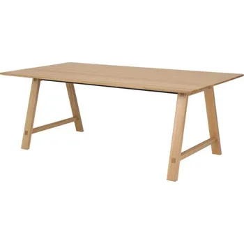 Jídelní stůl Drewmax Stół dębowy ST309, wysokosc: w75, blat: blat-3-cm, szerokosc: s200, sada 5 ks (Barva dřeva: Medová, Délka: 100)