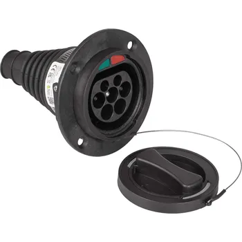 Zásuvka typu 2 pro nabíjení elektromobilů AK-SC-E25 1-fázová 32A zástrčka