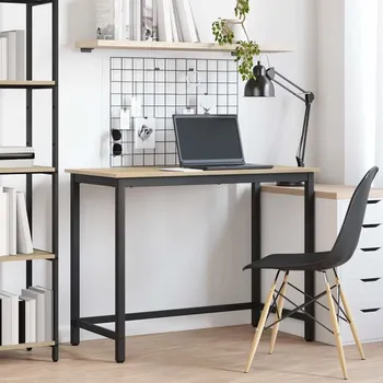 Psací stůl vidaXL stůl Sonoma dub 80 x 50 x 76,5 cm Inženýrské dřevo a ocel [873763]
