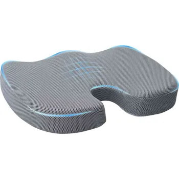 Dekorativní polštářek vidaXL Polštář s polštářem Šedá 46 x 38 x 8 cm Pletivo [42012684]