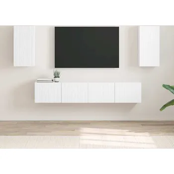 Obývací stěna vidaXL TV wall cabinet 2 pcs Bílá 30 x 31 x 60 cm kompozitní dřevo [892270]