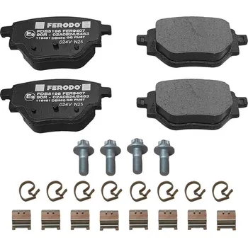 Brzdová destička Sada brzdových destiček, kotoučová brzda FERODO FDB5196