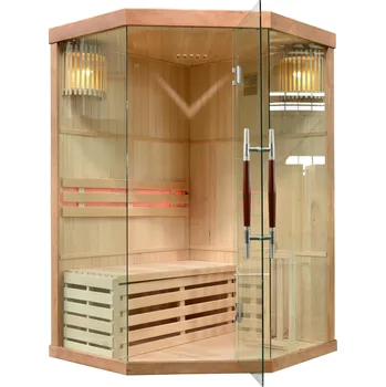 Sauna Finská sauna EA2C 120 x 120 x 190 cm kanadský jedlovec