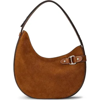 Módní doplněk Semišová kabelka Lauren Ralph Lauren 431980157 hnědá 88X, vel. ONE SIZE