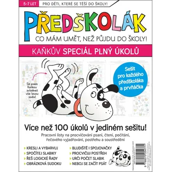 Bystrá hlava Předškolák speciál Kaňkův speciál plný úkolů
