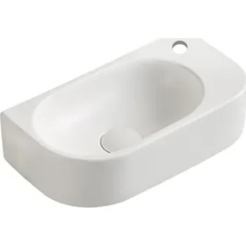 Swiss aqua technologies Umývátko SAT Infinitio 40x21,5 cm bílá matná mat bez přepadu SATINF4021WM