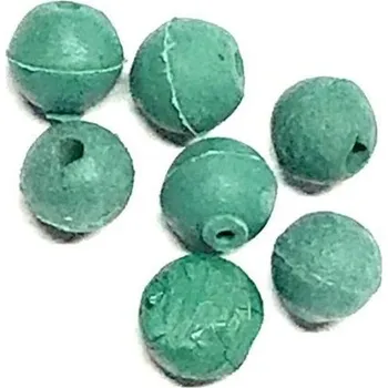 20ks - Gumové Kuličky Sportcarp Průběžné Zelené Průměr 6mm