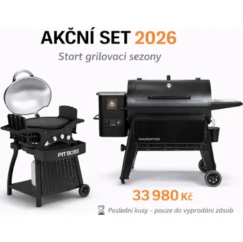 Zahradní gril Pit Boss Limitovaná akce Navigator 1150 Double Pack – dva grily za super cenu!