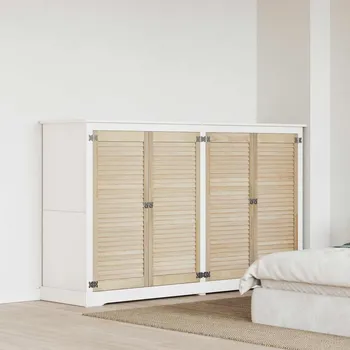 Interiérové dveře vidaXL Skříňové dveře se dveřmi 4 pcs Přírodní 140.5 x 2 x 59.5 cm [3394495]