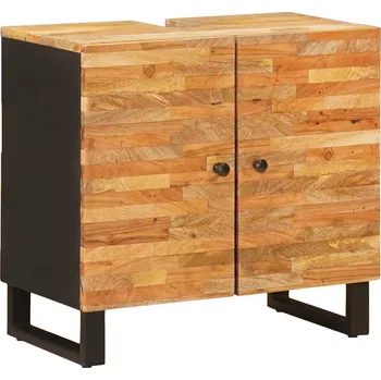 Koupelnový nábytek vidaXL Skříňka pod umyvadlo s úložištěm Přírodní 62 x 33 x 58 cm [4018315]