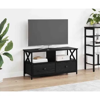 Obývací pokoj vidaXL Televizní skříň se zásuvkou Černý dub 90 x 33 x 45 cm [881303]