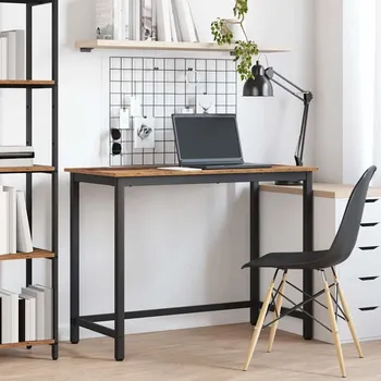 Psací stůl vidaXL stůl Staré dřevo 80 x 50 x 76,5 cm Inženýrské dřevo a ocel [873766]