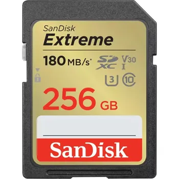 Paměťová karta SanDisk Extreme/SDXC/256GB/UHS-I U3 / Class 10