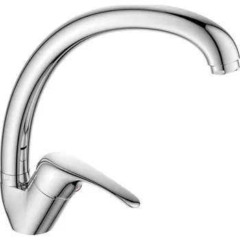 Vodovodní baterie Sapho Dřezová baterie Kasiopea s otočným raménkem chrom 1107-65