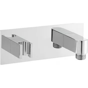 Optima Podomítkový vývod chrom SIKOBSPVD41