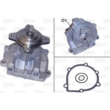 Chladič motoru Vodní čerpadlo, chlazení motoru VALEO 506904