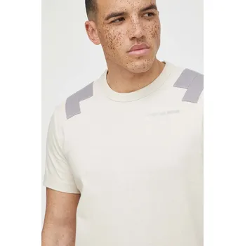 Pánské tričko Bavlněné tričko G-Star D24433.C336 béžová 08X, vel. S