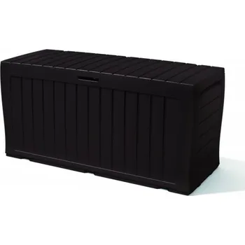 Úložný box Plastový úložný box s víkem 117x45x57,5 cm, antracit