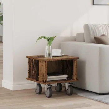 Televizní stolek vidaXL Televizní stojan Staré dřevo 37 x 35 x 35 cm kompozitní dřevo [891054]