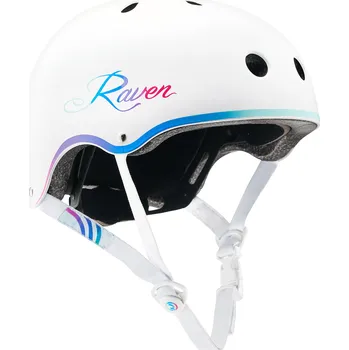 Cyklistická přilba RAVEN Přilba Raven Essto M BÍLÁ|VÍCEBAREVNÁ