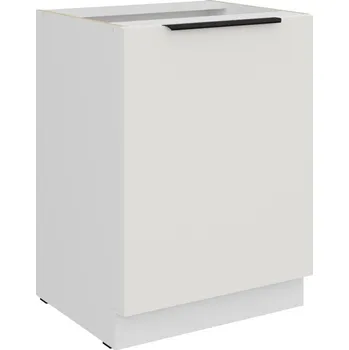 Kuchyňská skříňka Dolní jednodveřová skříňka LUNARA - šířka 60 cm, bílá