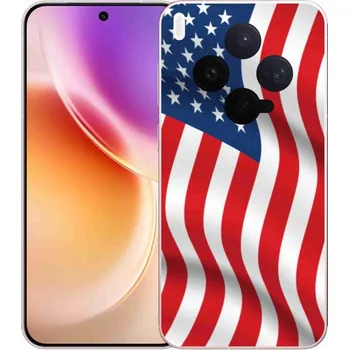 Vlajka Gelový kryt mmCase na Vivo X300 - USA vlajka