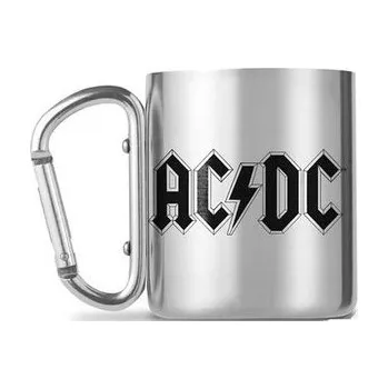 Kovový hrnek s karabinou 240 ml - AC/DC