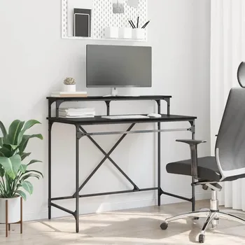 Psací stůl vidaXL Stůl Černý dub 100 x 50 x 90 cm kompozitní dřevo [881278]