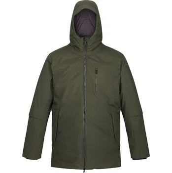 REGATTA Pánská zateplená bunda L KAŠTANOVÁ|ZELENÁ