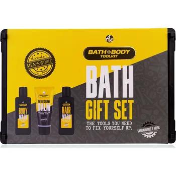 Nestandardní parfém ACCENTRA SET koupelový BATH and BODY TOOLKIT ve skládací krabičce