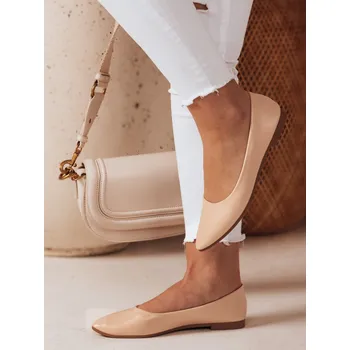 Dámské lodičky Baleriny dámské špičaté ILLARI ZY0772 Barva: Béžová, Velikost: 37