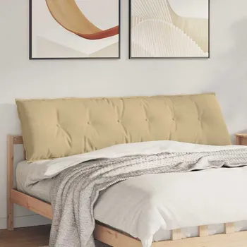 vidaXL Polštář na záda Šedozelená 180 x 50 cm Žebrovaná látka [42014955]