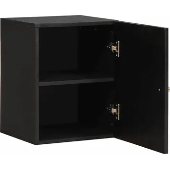 Koupelnový nábytek vidaXL Nástěnná skříňka Černá 38 x 33 x 48 cm Masivní mangové dřevo [4018828]