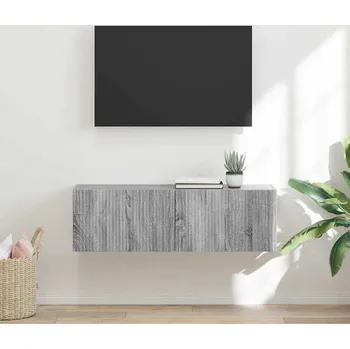 Obývací stěna vidaXL TV wall cabinet Šedá Sonoma 98 x 31 x 29,5 cm kompozitní dřevo [892241]