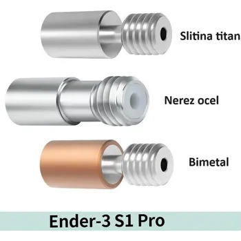 Filament Heatbreak Ender 3 S1 Nerez