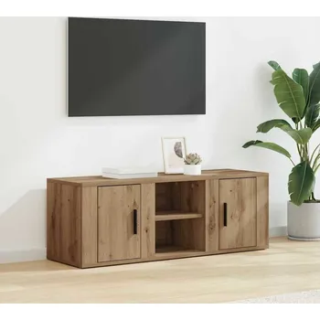 Televizní stolek vidaXL Televizní skříň Artisanový dub 100 x 31,5 x 35 cm [881157]