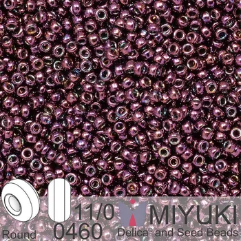 Korálek Korálky Miyuki Round 11/0. Barva 0460 Metallic Dark Raspberry . Balení 5g