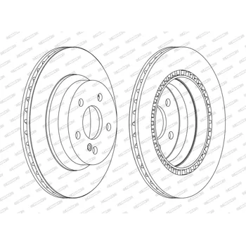 Auto-moto Brzdový kotouč FERODO DDF1672C