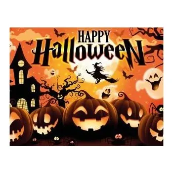 Karnevalový kostým GUIRCA Fotopozadí - Fotokoutek - dýně - pumpkin - Halloween 220 x 150 cm