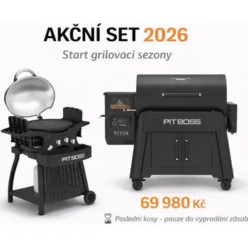Zahradní gril Pit Boss Limitovaná akce Competition Series 1600 TITAN Double Pack – dva grily za super cenu!