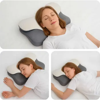 Dekorativní polštářek vidaXL Polštář s polštářem Bílá 59 x 38 x 14 cm Polyester [42012690]