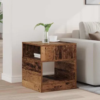 Konferenční stolek vidaXL Odkládací stolek Staré dřevo 40,5 x 40 x 45 cm kompozitní dřevo [890924]