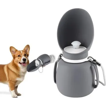 Miska pro psa Láhev pro psy Enjoying, velká kapacita 800 ml, silikonová láhev na pití pro psy na cesty,