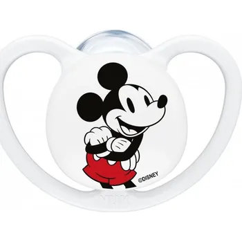 dudlíky NUK Perfect Match Air dudlík Mickey 0-6m - bílá