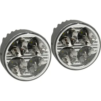 Denní svícení Světla denního svícení 4 HIGH POWER LED 12/24V (kulaté pr.70mm), 33551