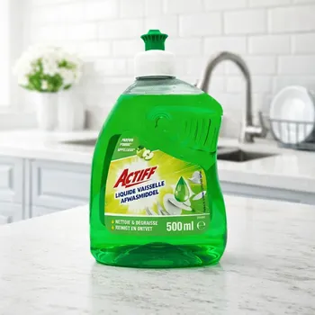 Mycí prostředek Actiff – prostředek na ruční mytí nádobí Zelené jablko 500 ml