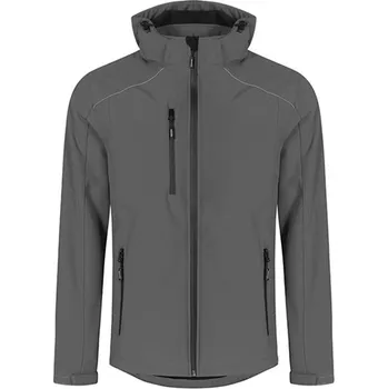 Pánská casual bunda Promodoro Pánská zateplená softshellová bunda E7860 Steel Gray S