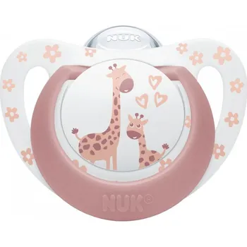 NUK First Choice Dudlík 0-6m - Žirafa
